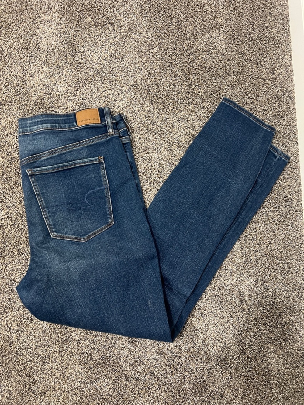 American Eagle next level stretch skinny distressed denim